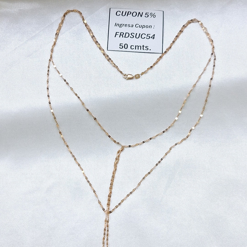 CADENA ORO 14 K 2,80 GRMS (SEMINUEVO)