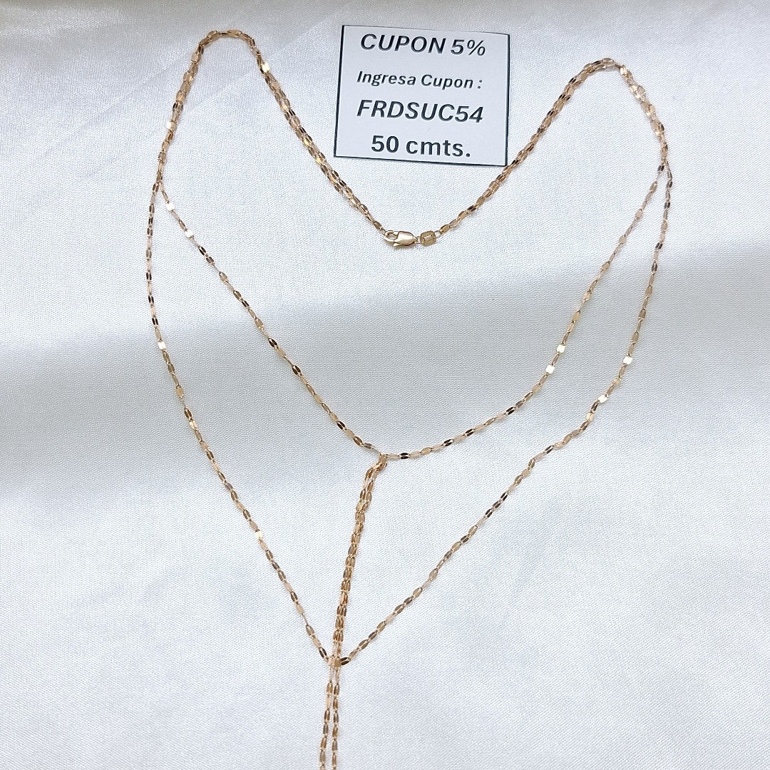 CADENA ORO 14 K 2,80 GRMS (SEMINUEVO)