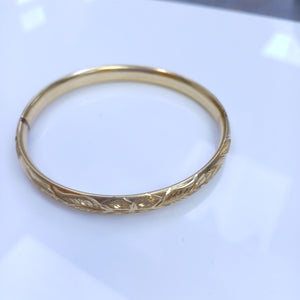 PULSERA RIGIDA ORO 14 K 11.9 GRMS (SEMINUEVO)