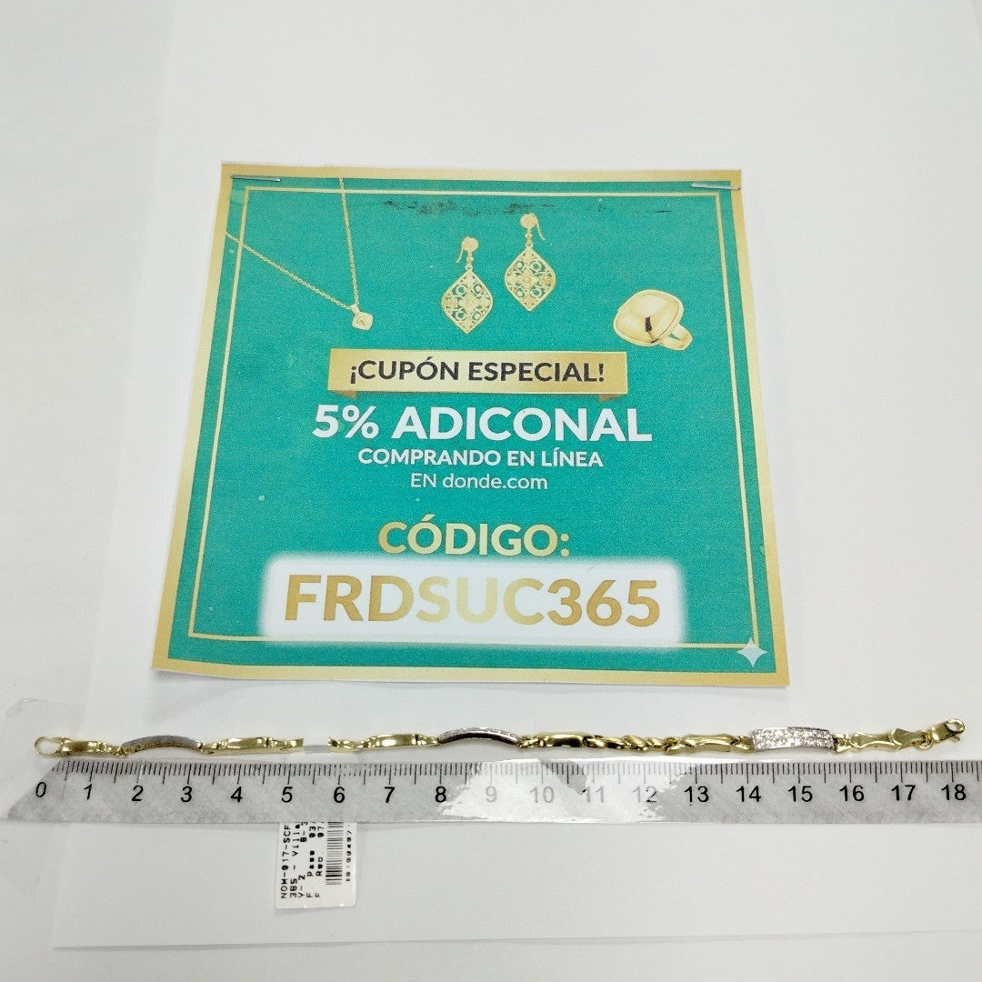 PULSERA ORO 14 K 5.4 GRMS (SEMINUEVO)