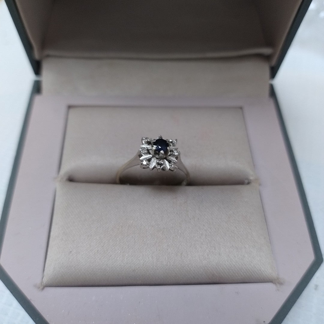 ANILLO ORO BLANCO 18 K 2,60 GRMS (SEMINUEVO)