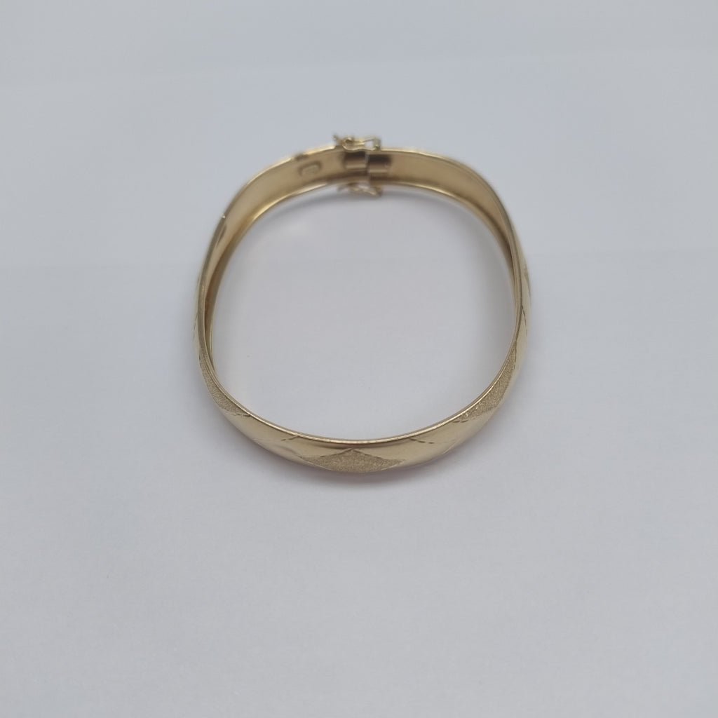 PULSERA RIGIDA ORO 14 K 7.8 GRMS (SEMINUEVO)