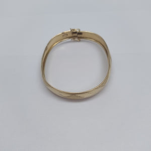 PULSERA RIGIDA ORO 14 K 7.8 GRMS (SEMINUEVO)