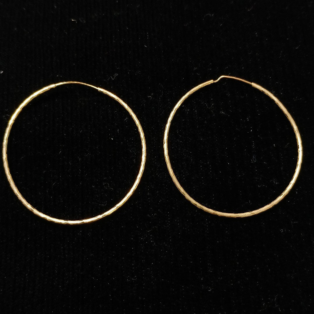 ARRACADAS PAR ORO 14 K 1.8 GRMS (SEMINUEVO)