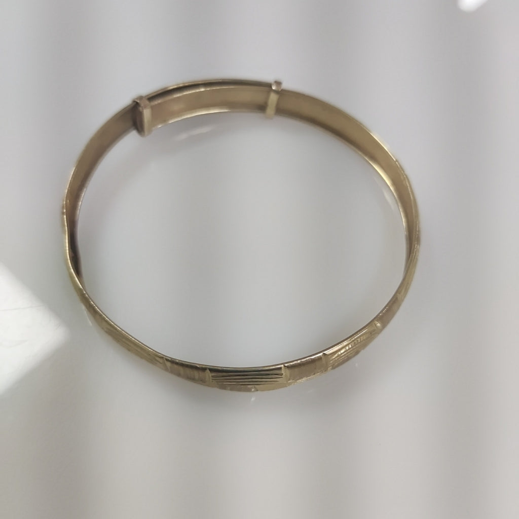 PULSERA RIGIDA ORO 8 K 5.8 GRMS (SEMINUEVO)