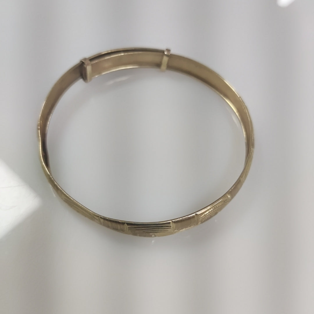 PULSERA RIGIDA ORO 8 K 5.8 GRMS (SEMINUEVO)