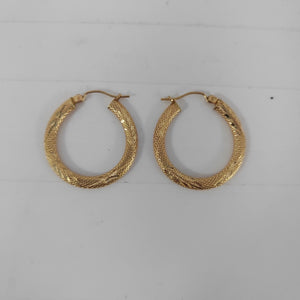 ARRACADAS PAR ORO 14 K 2.5 GRMS (SEMINUEVO)