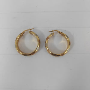ARRACADAS PAR ORO 14 K 4.4 GRMS (SEMINUEVO)
