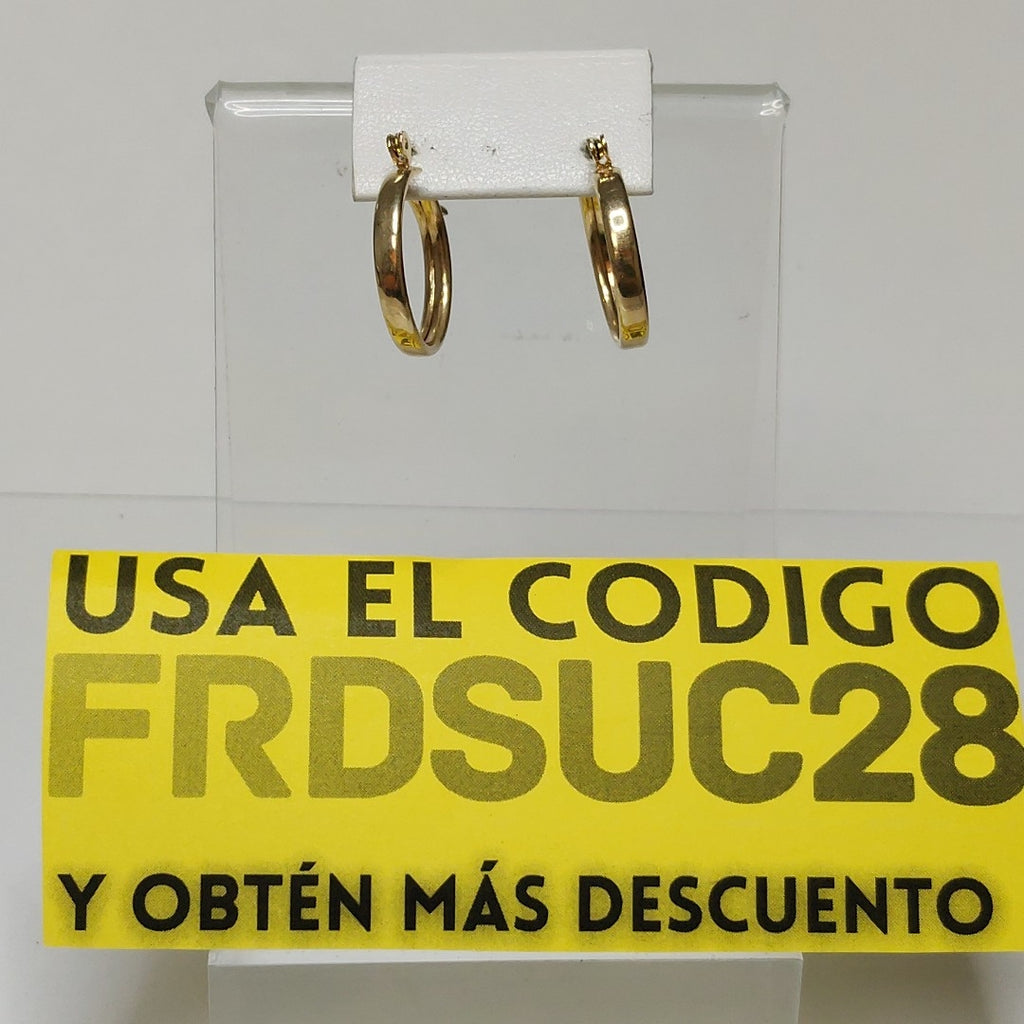 ARRACADAS PAR ORO 10 K 1.8 GRMS (SEMINUEVO)
