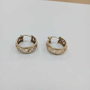 ARRACADAS PAR ORO 10 K 3.4 GRMS (SEMINUEVO)