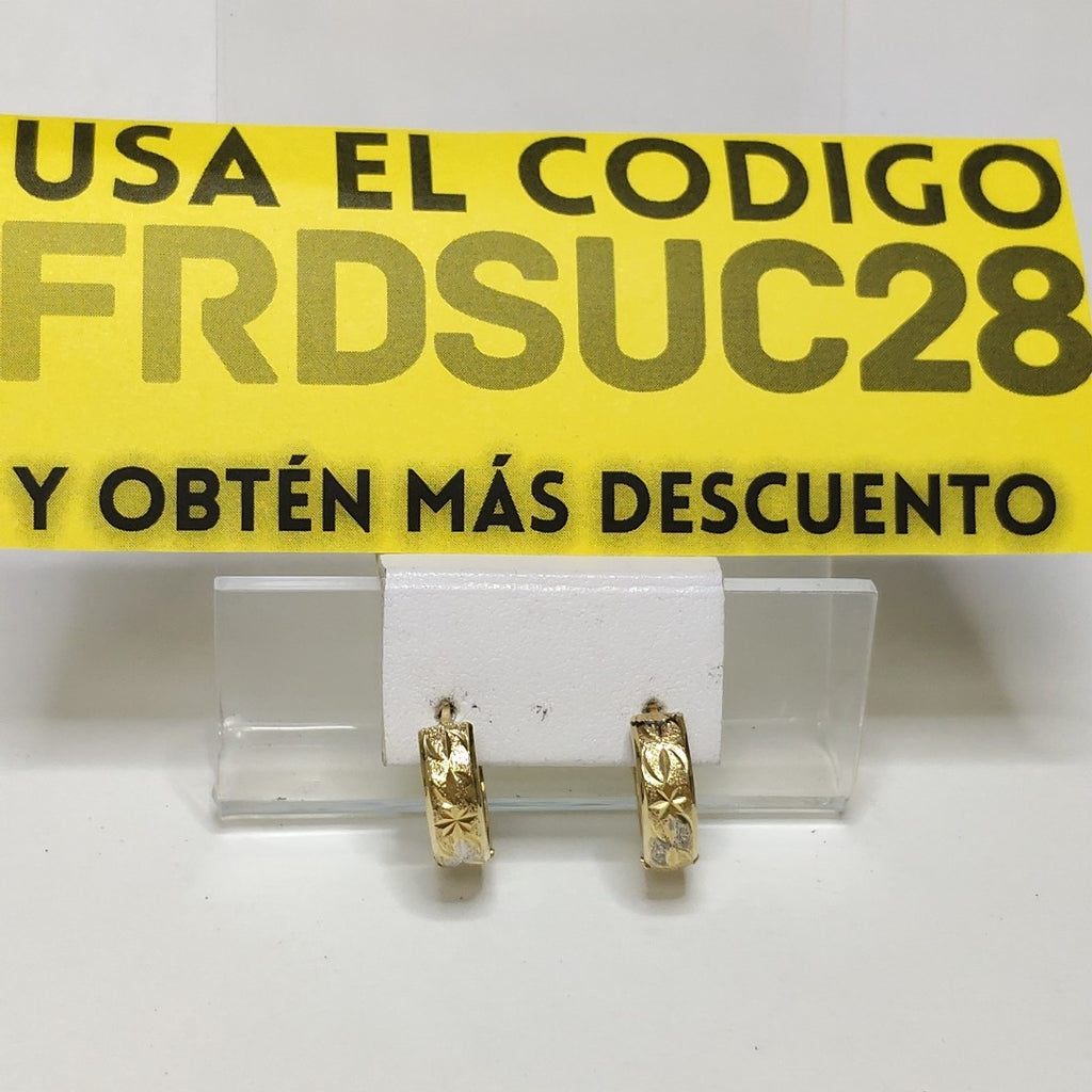 ARRACADAS PAR ORO 10 K 2 GRMS (SEMINUEVO)