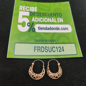 ARETES PAR ORO 8 K 2,20 GRMS (SEMINUEVO)