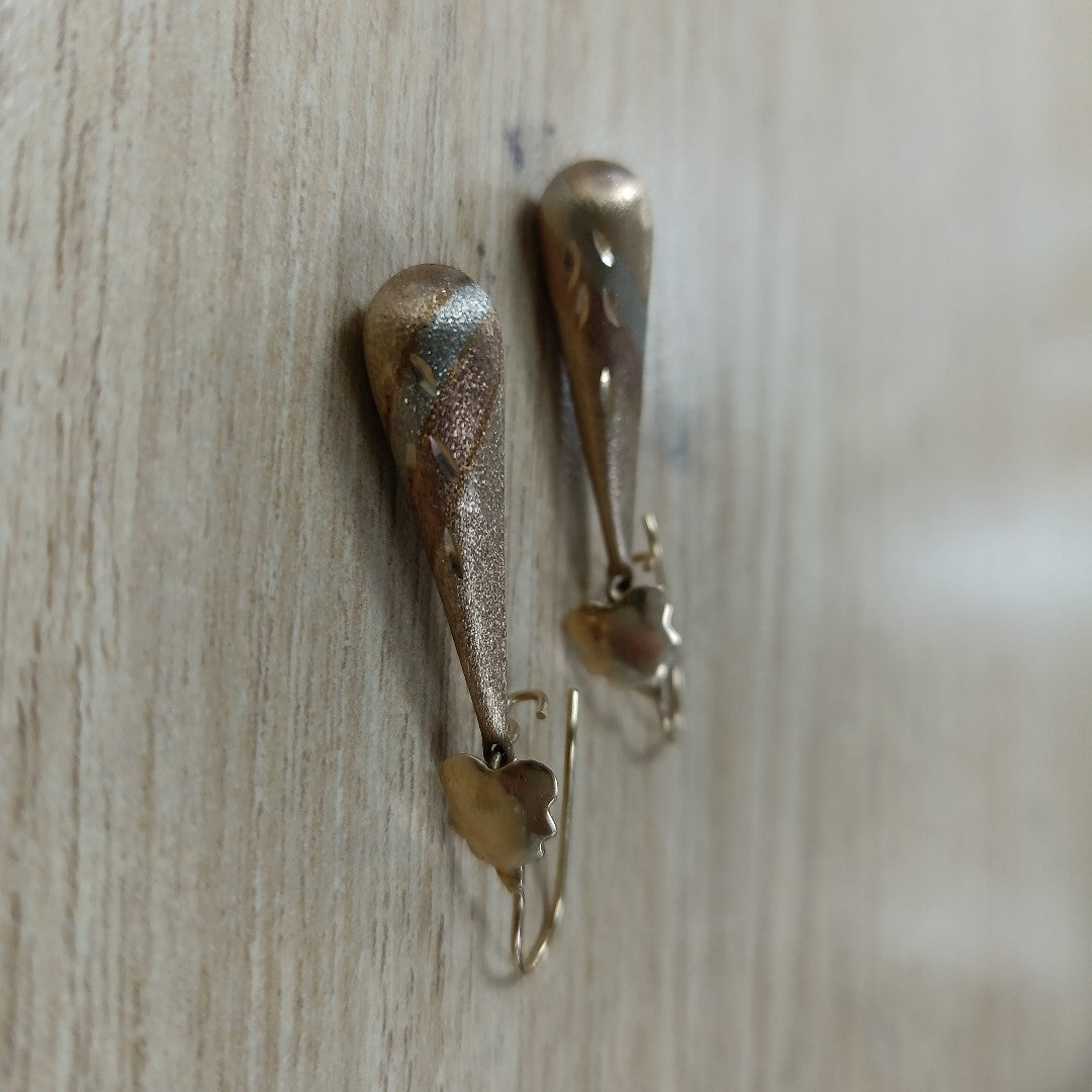 ARETES PAR ORO 10 K 2.9 GRMS (SEMINUEVO)