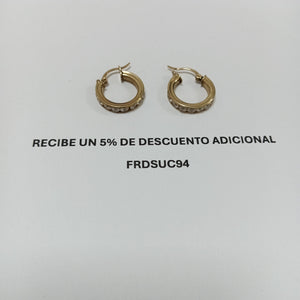 ARETES PAR ORO 10 K 3.1 GRMS (SEMINUEVO)