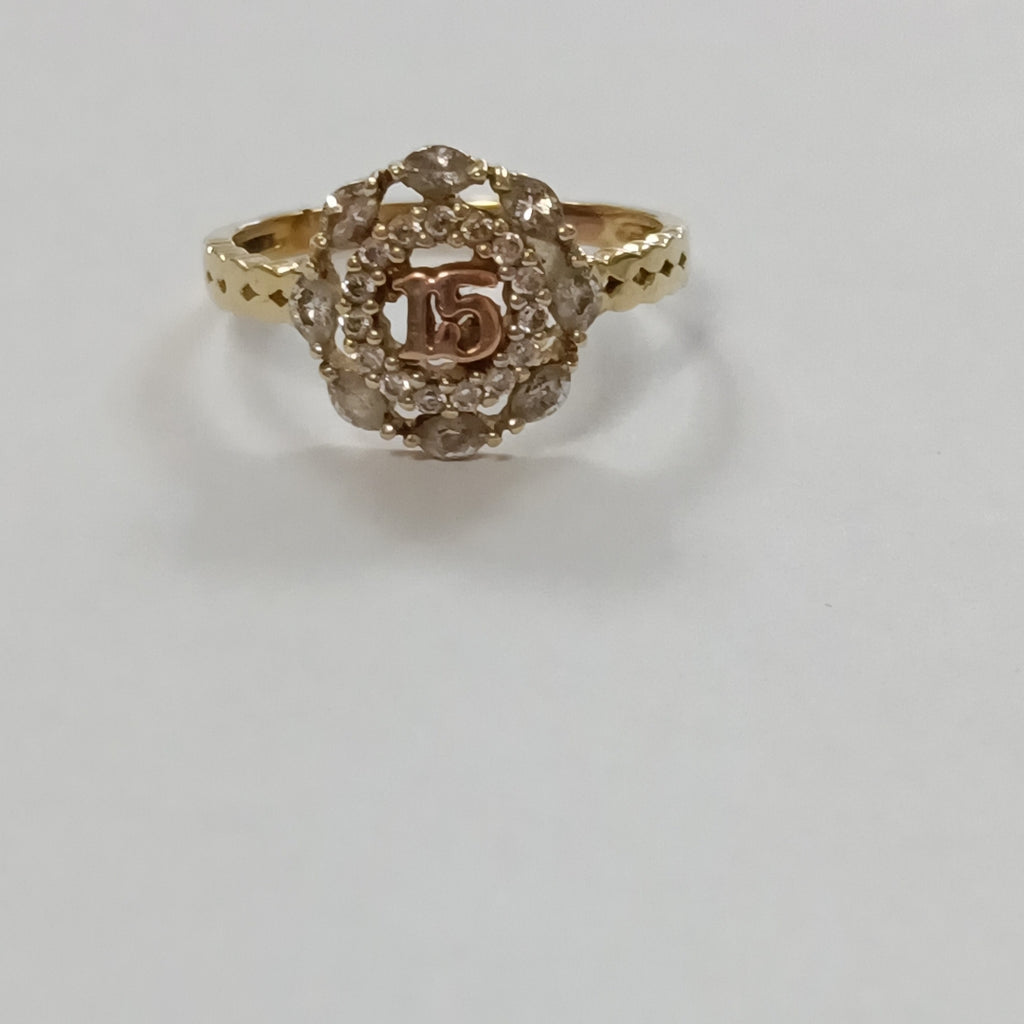 ANILLO ORO 14 K 2,50 GRMS (SEMINUEVO)