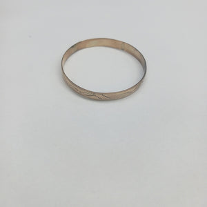 PULSERA RIGIDA ORO 14 K 4,10 GRMS (SEMINUEVO)