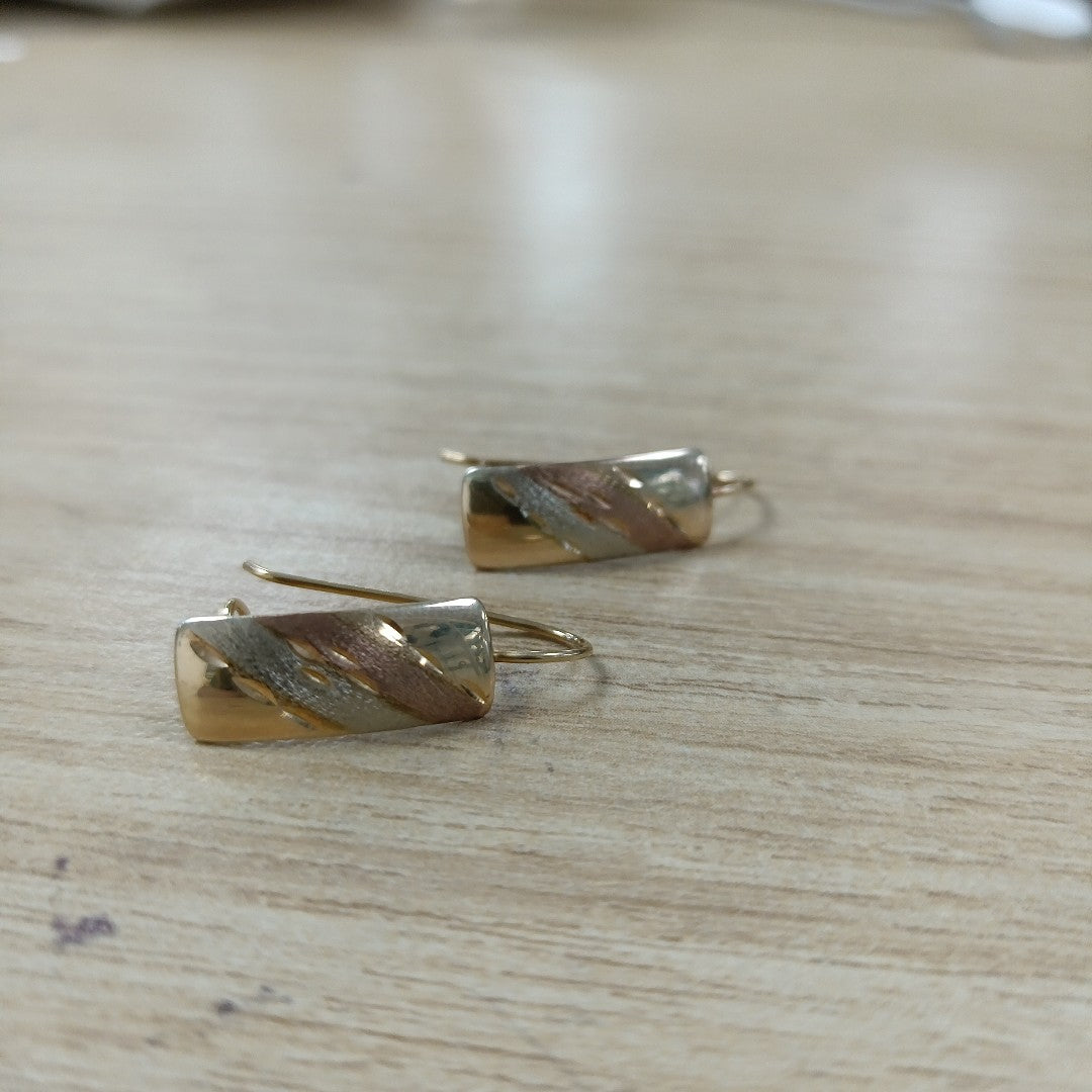 ARETES PAR ORO 10 K 1.3 GRMS (SEMINUEVO)