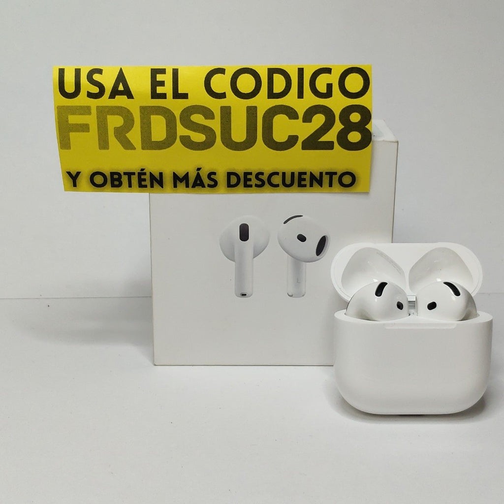 AUDIFONOS APPLE AIRPODS 4 A3050/A3053 INALAMBRICO IN EAR (SEMINUEVO)