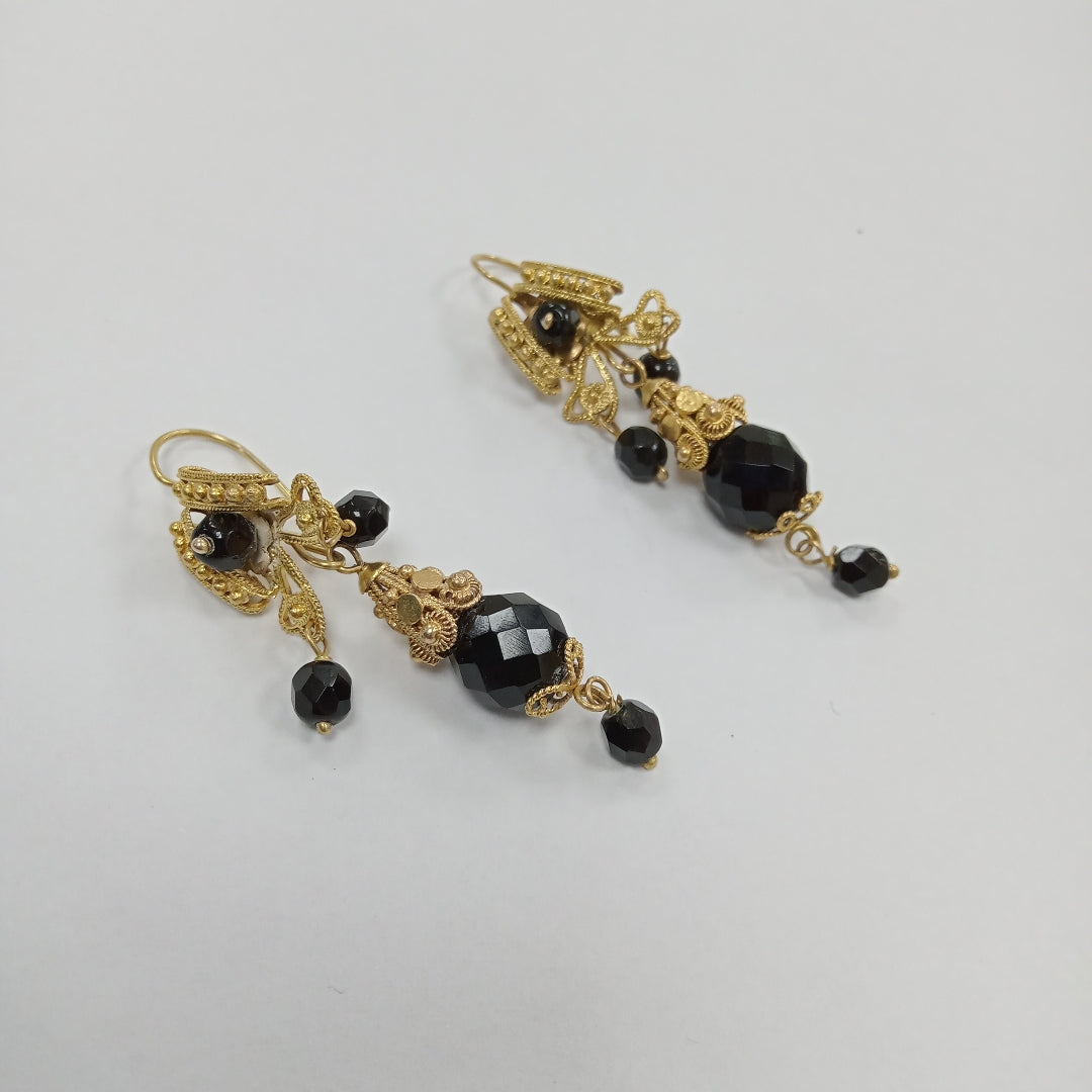 ARETES PAR ORO 10 K 9,30 GRMS (SEMINUEVO)