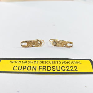 ARETES PAR ORO 10 K 1.6 GRMS (SEMINUEVO)