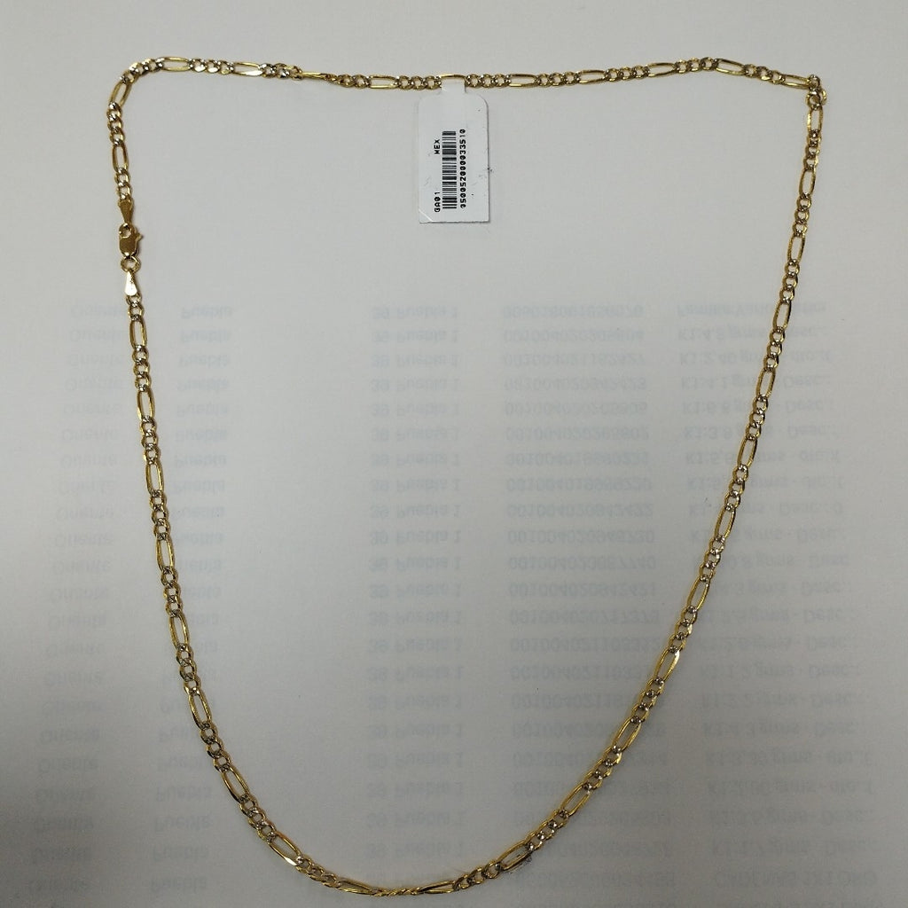 CADENAS 3X1 DIAMANTADA ORO 14K 55 CM 8.6 GR (NUEVO)
