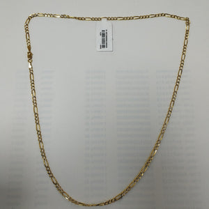 CADENAS 3X1 DIAMANTADA ORO 14K 55 CM 8.6 GR (NUEVO)