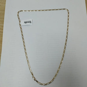 CADENAS 1X1 ORO 14K 55 CM 7.5 GR (NUEVO)