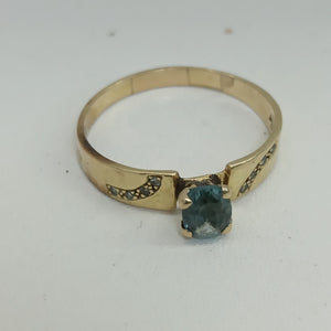 ANILLO ORO 14 K 2.9 GRMS (SEMINUEVO)