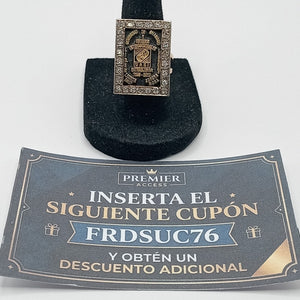 ANILLO DE GRADUACIÓN ORO 14 K 13.9 GRMS (SEMINUEVO)