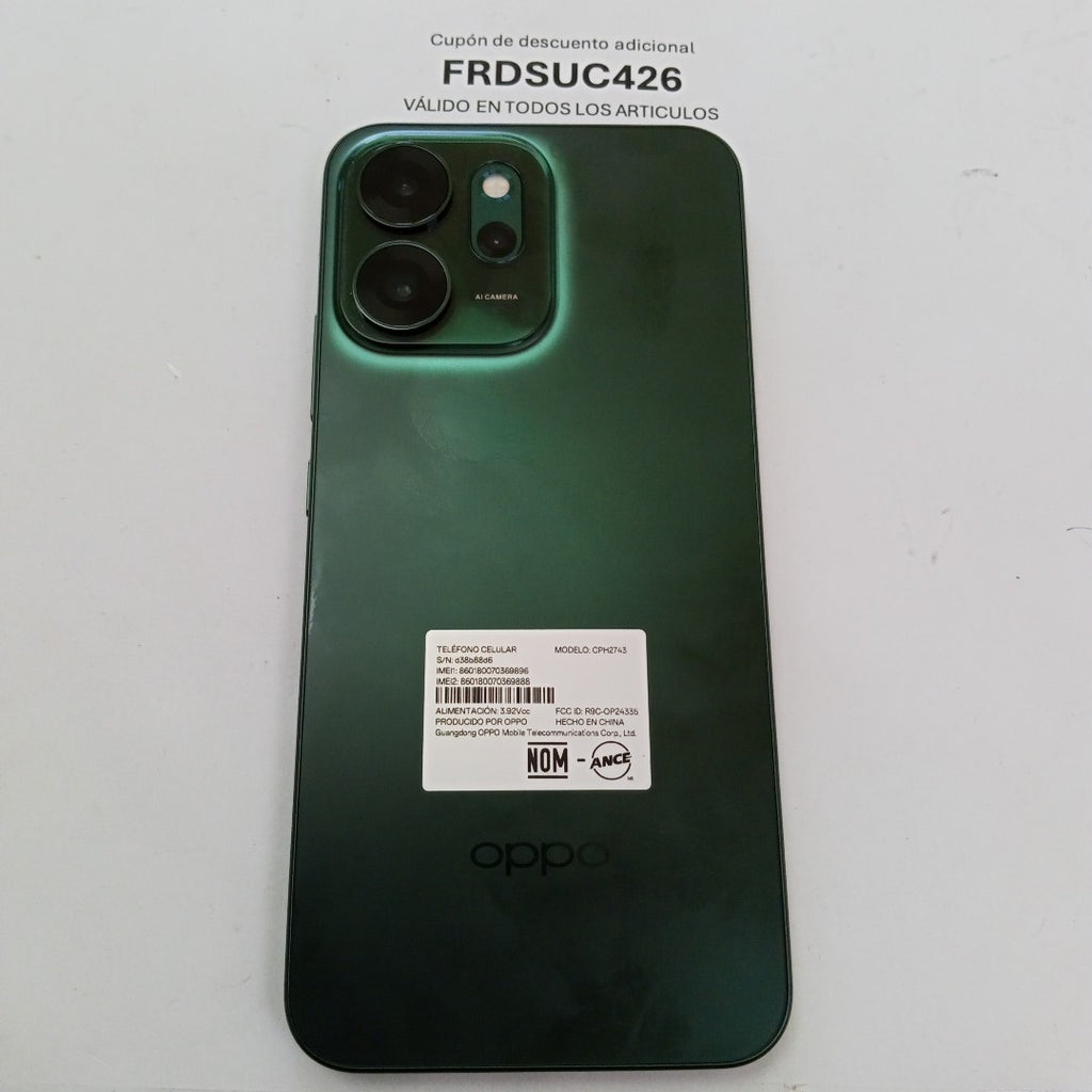 CELULAR OPPO RENO 14 F CPH2743 (2025) 256 GB 12 GB RAM (SEMINUEVO)