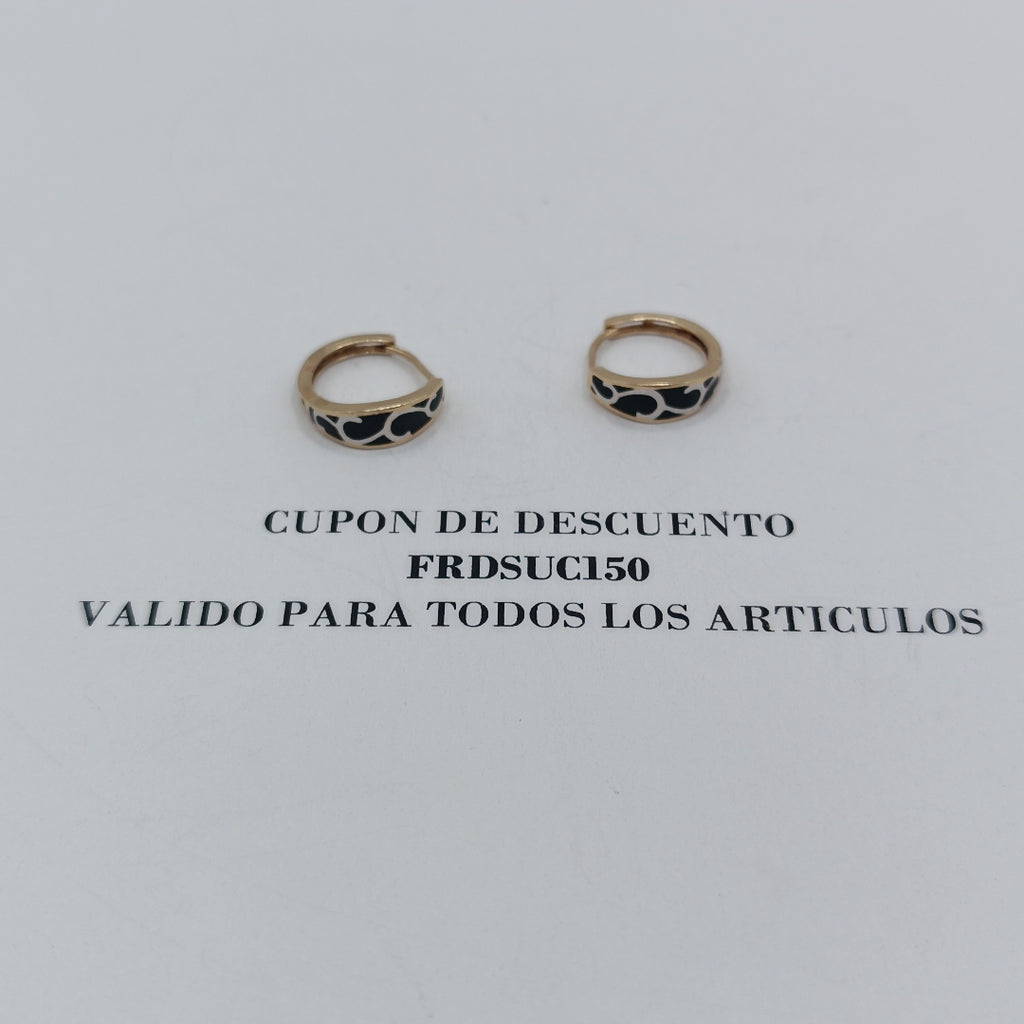 ARETES PAR ORO 14 K 2,30 GRMS (SEMINUEVO)