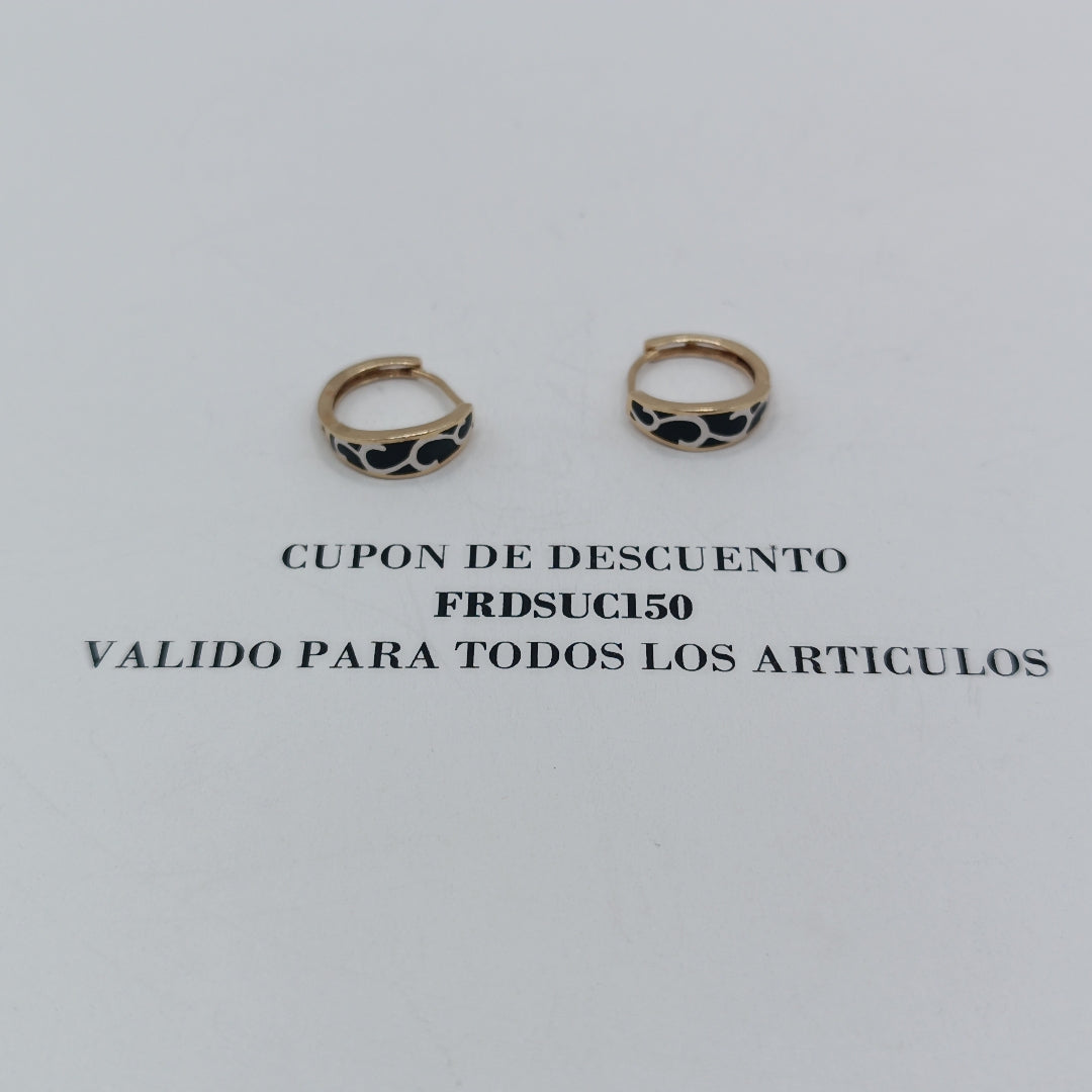 ARETES PAR ORO 14 K 2,30 GRMS (SEMINUEVO)