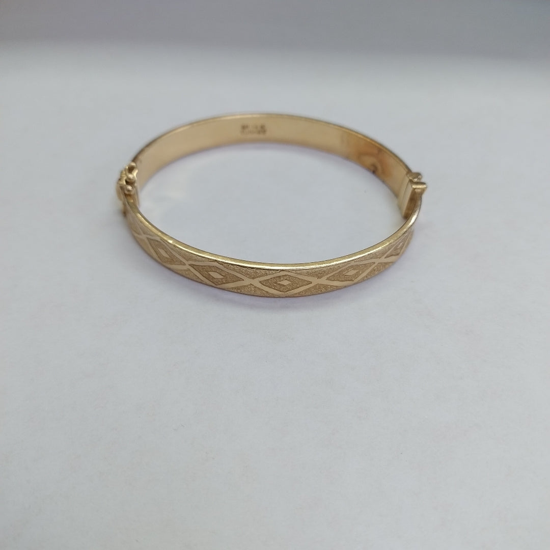 PULSERA RIGIDA ORO 14 K 11.8 GRMS (SEMINUEVO)