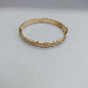 PULSERA RIGIDA ORO 14 K 11.8 GRMS (SEMINUEVO)