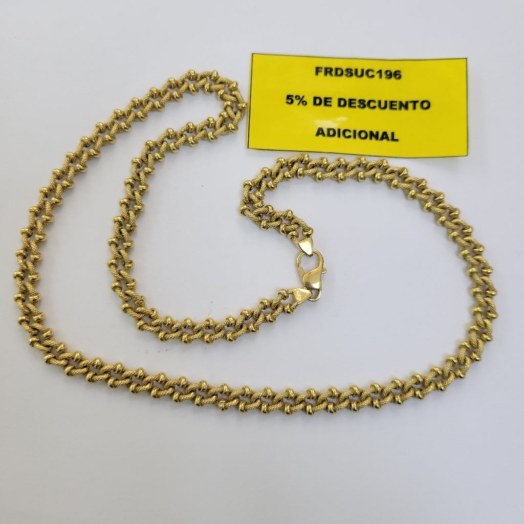 GARGANTILLA ORO 14 K 22.2 GRMS (SEMINUEVO)
