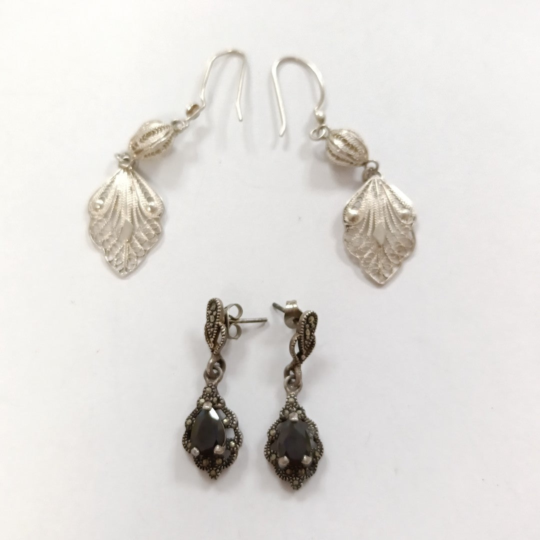 ANILLITO, ARETES PAR PLATA 13.8 GRMS (SEMINUEVO)
