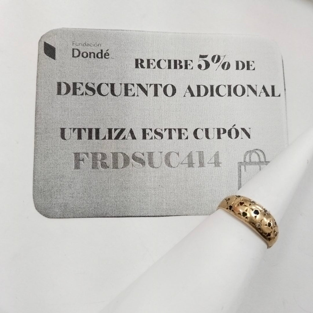ANILLO ORO 10 K 3.6 GRMS (SEMINUEVO)
