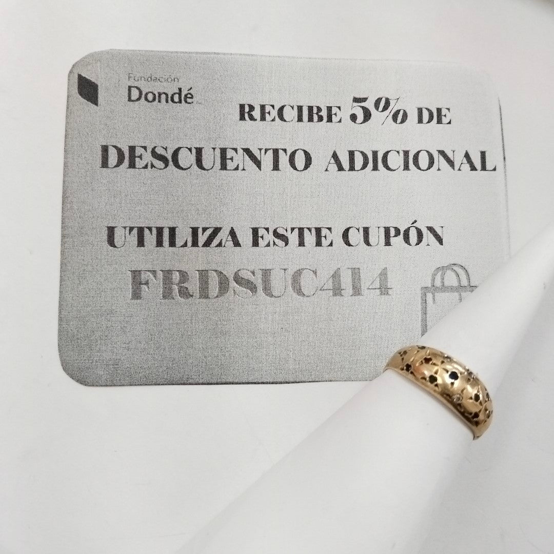 ANILLO ORO 10 K 3.6 GRMS (SEMINUEVO)
