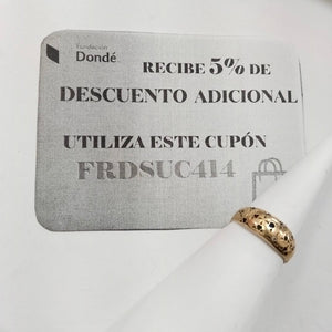 ANILLO ORO 10 K 3.6 GRMS (SEMINUEVO)