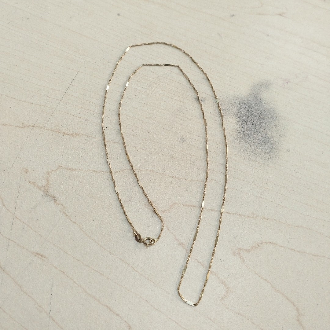 CADENA ORO 14 K 1.6 GRMS (SEMINUEVO)