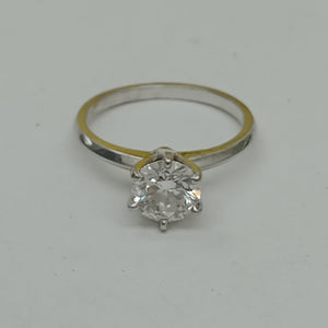 SOLITARIO ORO 14 K 2,40 GRMS (SEMINUEVO)