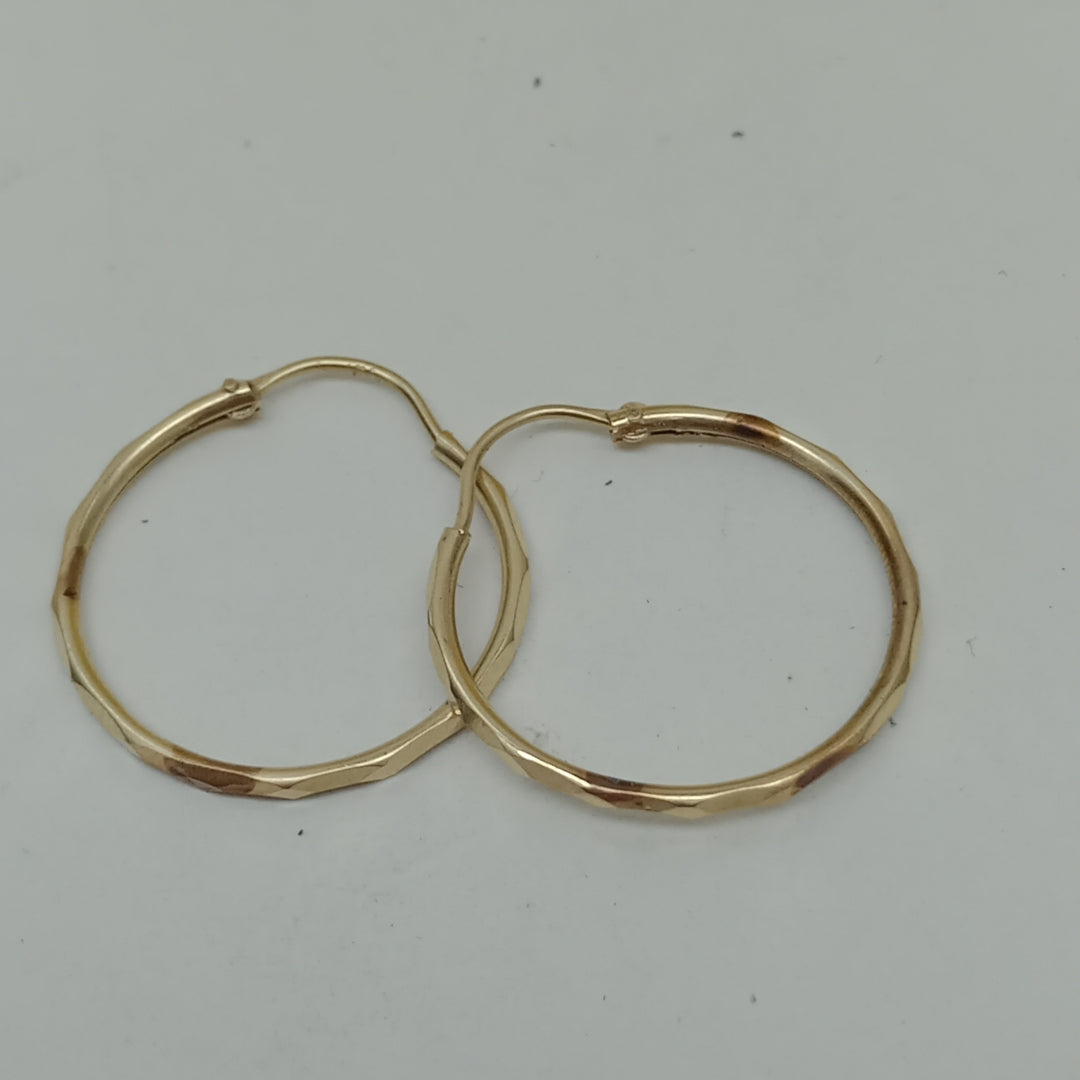 ARRACADAS PAR ORO 14 K 1,60 GRMS (SEMINUEVO)
