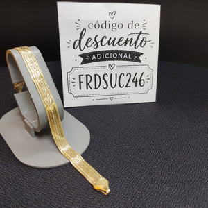 ESCLAVA ORO,ORO COMBINADO 14 K 14,80 GRMS (SEMINUEVO)