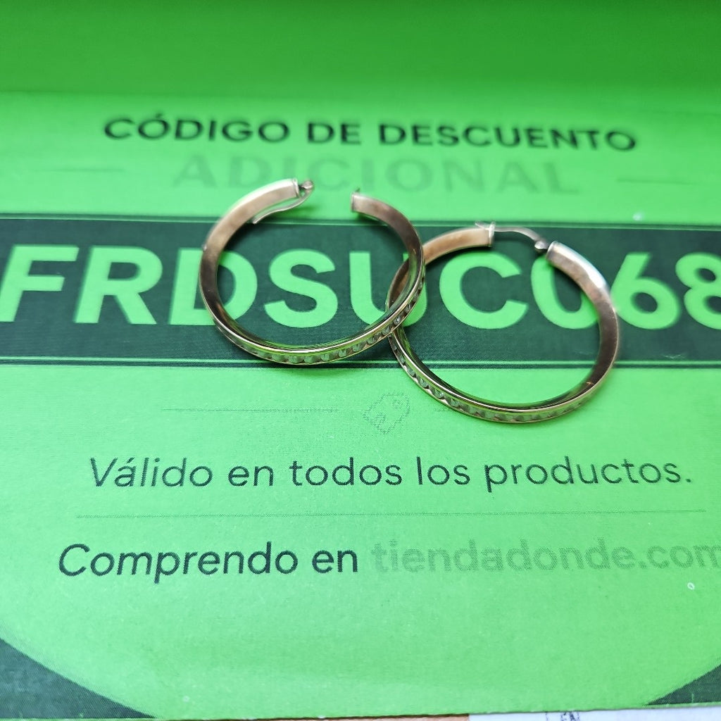 ARRACADAS PAR ORO 10 K 7.4 GRMS (SEMINUEVO)