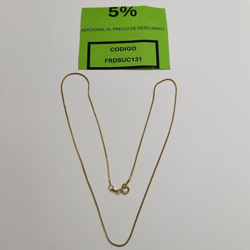 CADENA ORO 10 K 2,00 GRMS (SEMINUEVO)