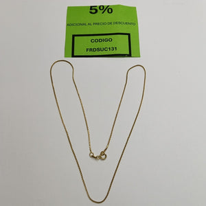 CADENA ORO 10 K 2,00 GRMS (SEMINUEVO)