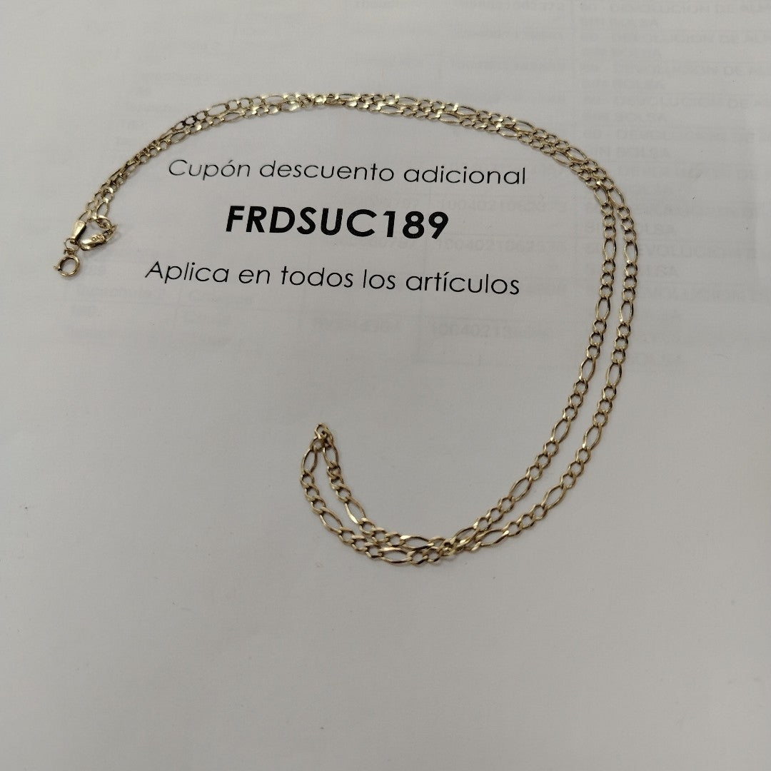 CADENA ORO 10 K 4.3 GRMS (SEMINUEVO)