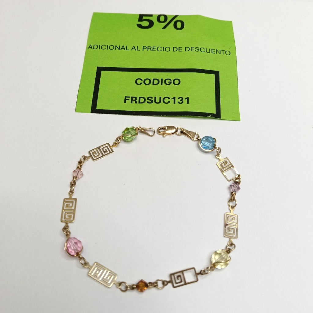 PULSERA ORO 14 K 3,60 GRMS (SEMINUEVO)