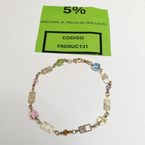 PULSERA ORO 14 K 3,60 GRMS (SEMINUEVO)