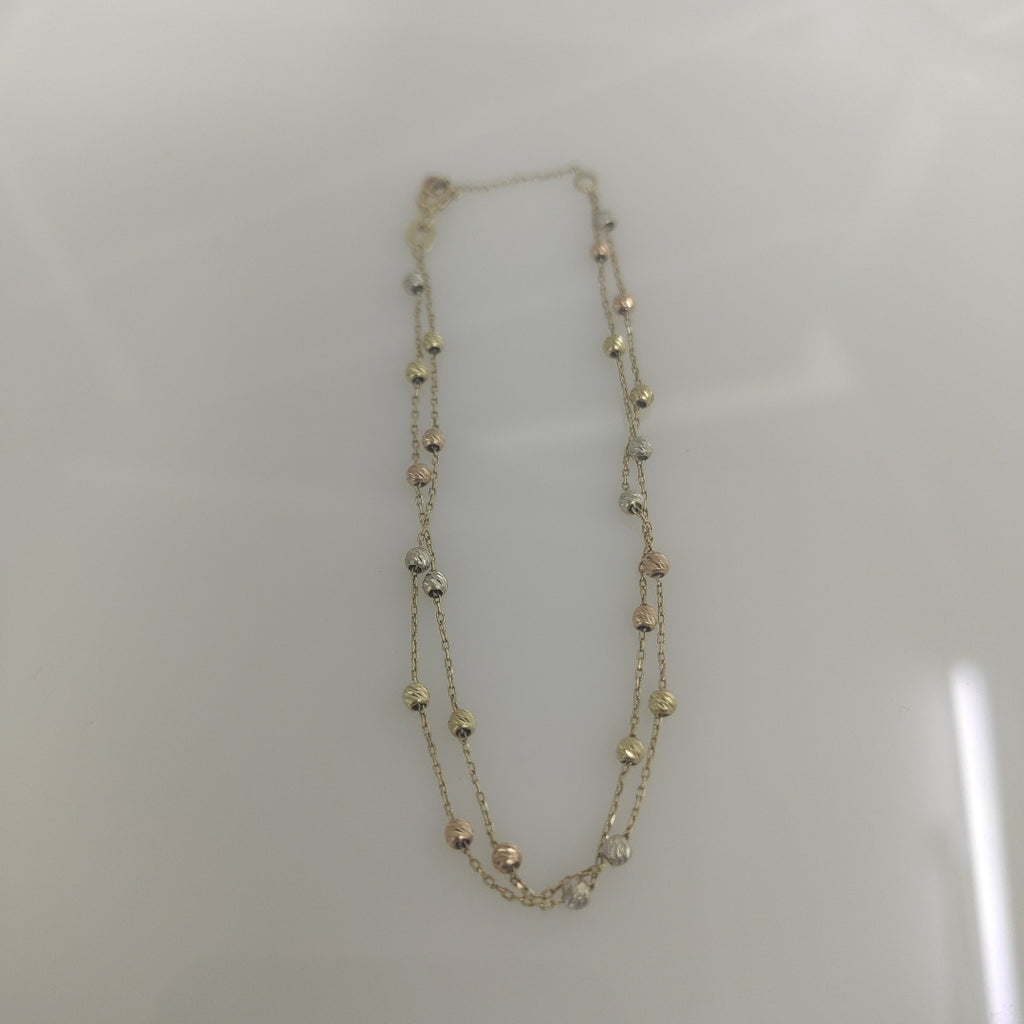 PULSERA ORO, ORO COMBINADO 14 K 1.8 GRMS (SEMINUEVO)